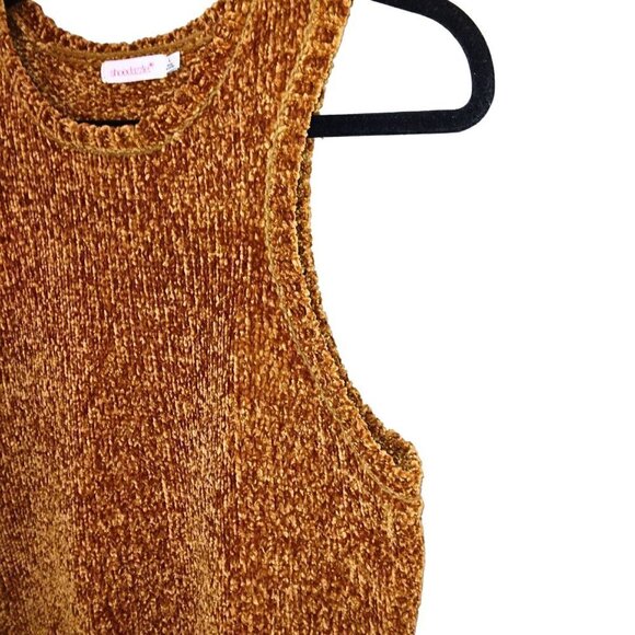 SHOE DAZZLE GOLD CHENILLE TANK & PANTS 2-PIECE OUTFIT - SIZE L - Picture 5 of 5